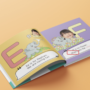 Personal inside with name